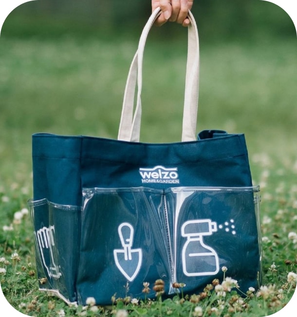 Gardening tote bag<br class='u-sp'> that doesn't lose things