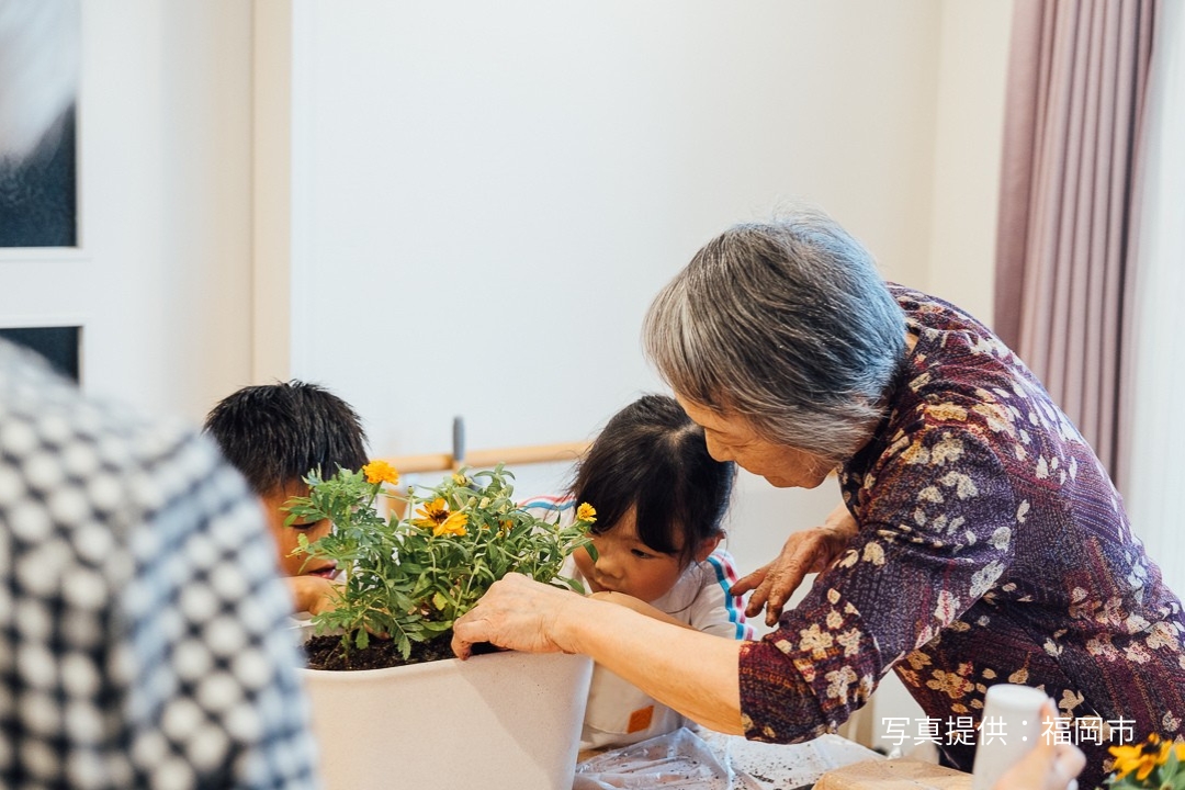 寄せ植え会のようす
